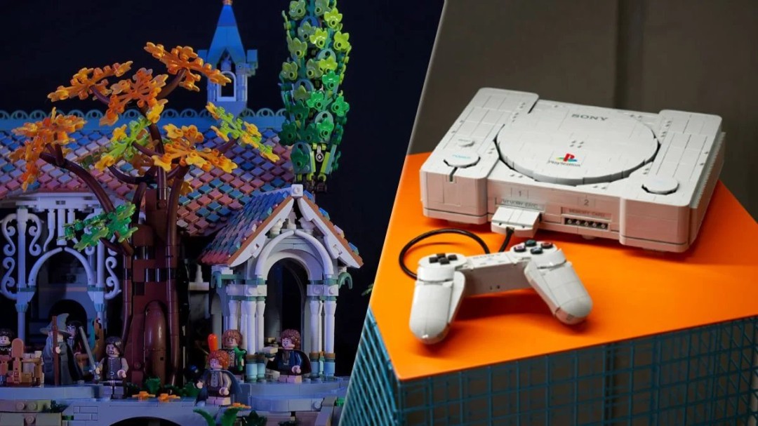 玩家称拼乐高《指环王》瑞文戴尔时，发现未发售PlayStation套装的记忆卡积木