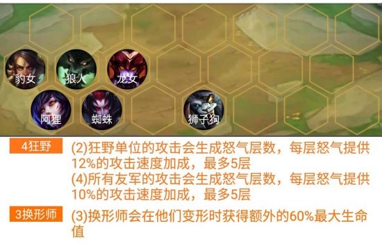 《LOL》云顶之弈9.19版本狂野换形双龙阵容搭配