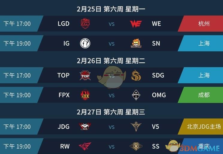 《LPL》2019春季常规赛赛程预览