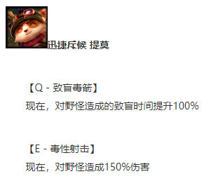 《LOL》10.6打野提莫符文天赋介绍