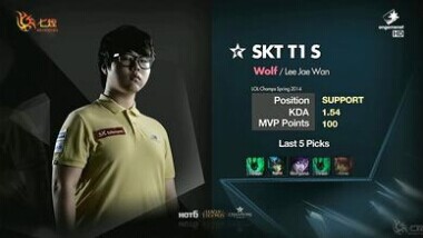 SKT1 Wolf 无解风女辅助 就是浪又怎样