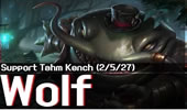 韩服王者小剧场：Wolf辅助塔姆 无死角支援！
