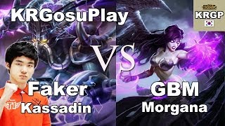 Faker中单卡萨丁视角 vs Jin Air GBM莫甘娜