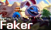 韩服王者巅峰对决：Faker中单小鱼VSDopa打野武器！