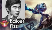 Faker VS Dopa 中单惩戒EZ对决小鱼人菲兹！