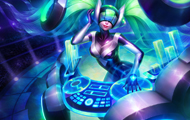 琴女终极皮肤DJ娑娜：三种形态任选送头像