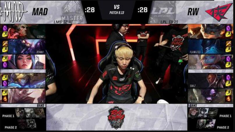 Mouse地狱兰博，超神11杀助力RW战胜MAD!