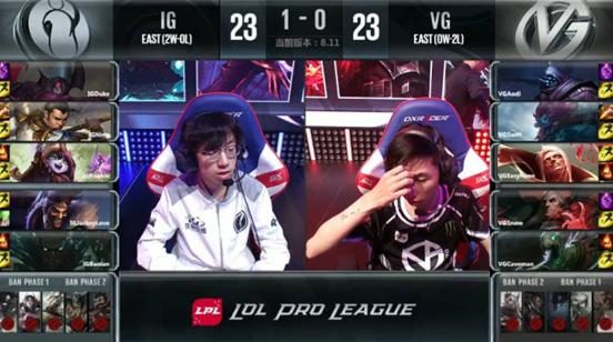 JKL本命德莱文登场！IG2:0轻取VG实现三连胜！