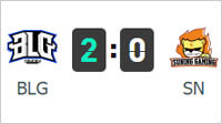 BLG 2:0 SN ADD波比无人能挡 BLG精细运营完胜SN