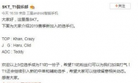《LOL》2019SKT战队新成员名单