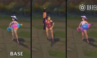 《LOL》女警泳池派对炫彩皮肤预览