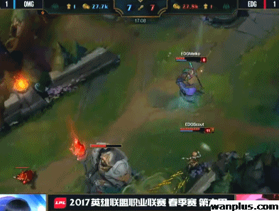 juejue临危受命上场 OMG爆冷战胜EDG!