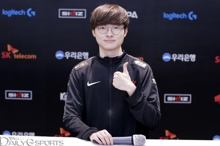 Faker:没能拿到POG很遗憾 队员们都表现得很好